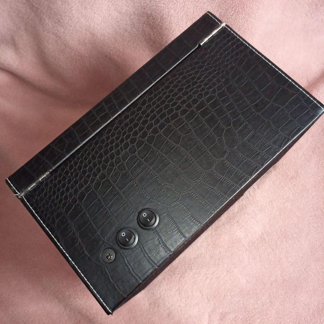 ワインディングマシーン 10本収納 腕時計 自動巻き ケース 静音 PUレザー