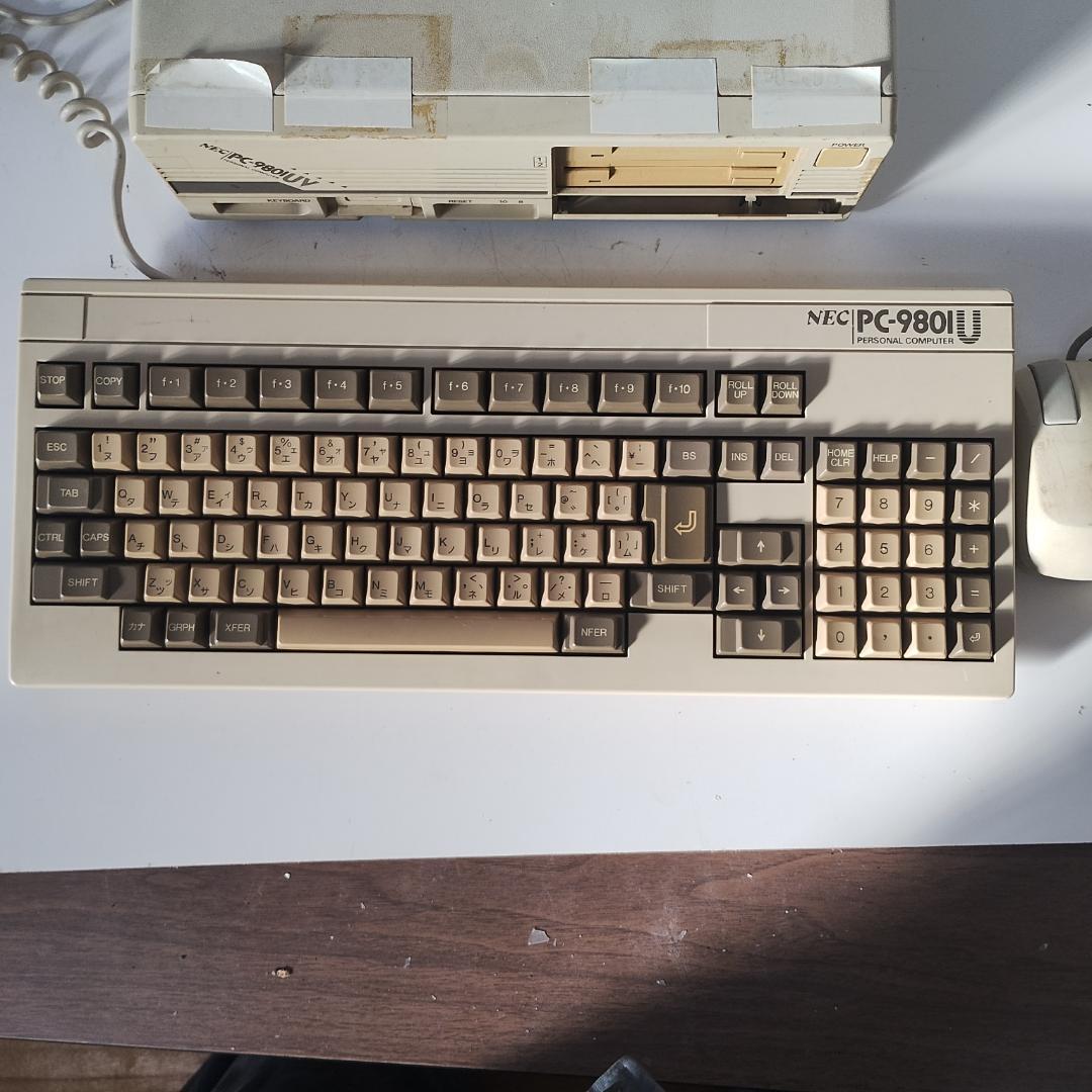 NEC PC-9801U キーボード マウス付き 動作未確認
