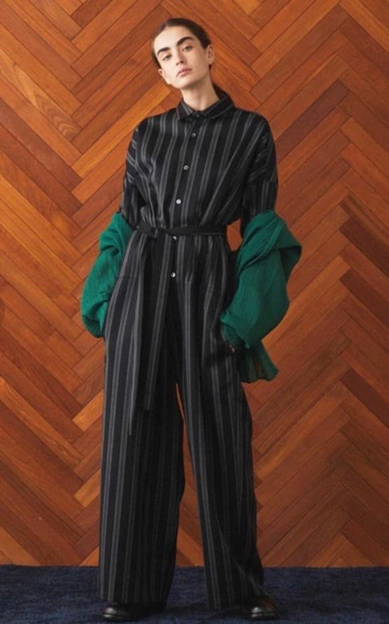 SHAREEF シャリーフ STRIPE JUMPSUIT