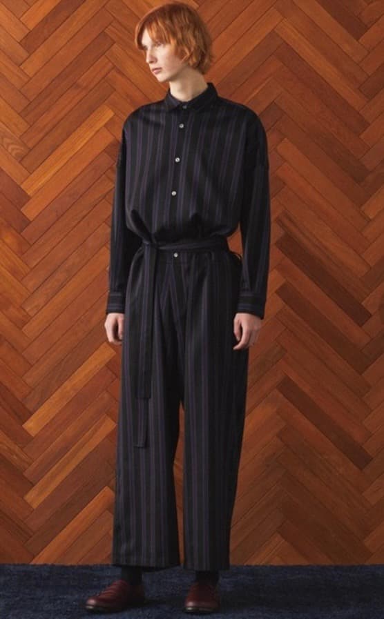 SHAREEF シャリーフ STRIPE JUMPSUIT
