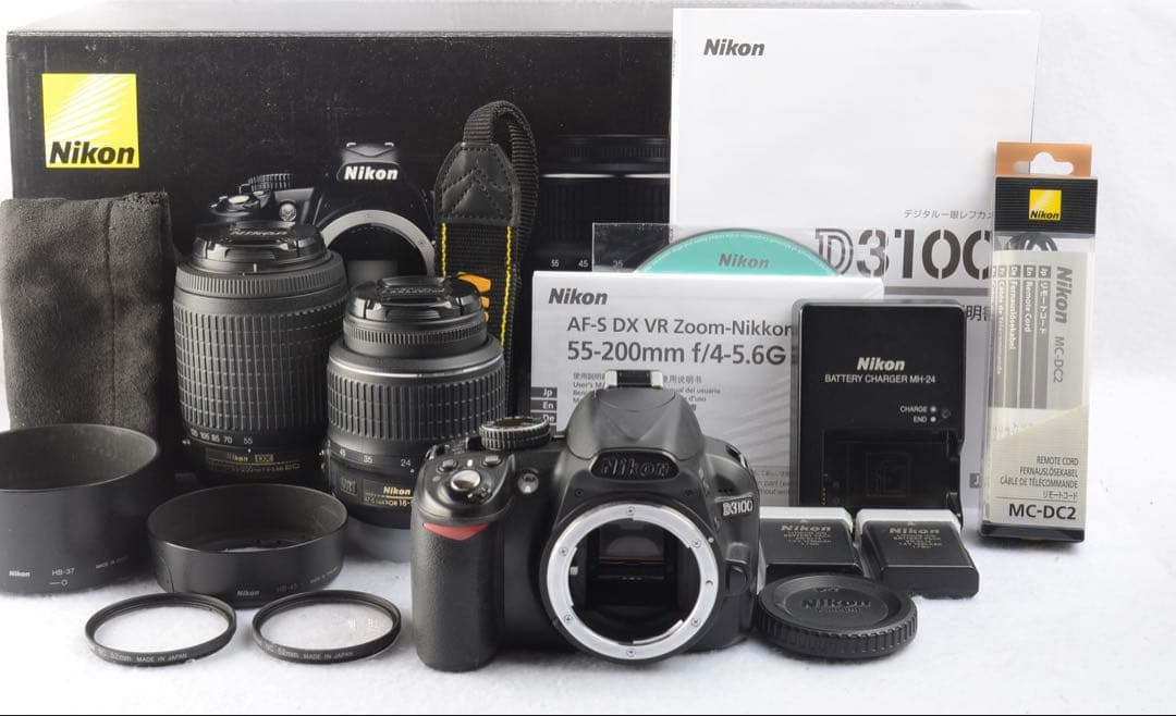 Nikon D3100 ダブルズームキット 《元箱付き》