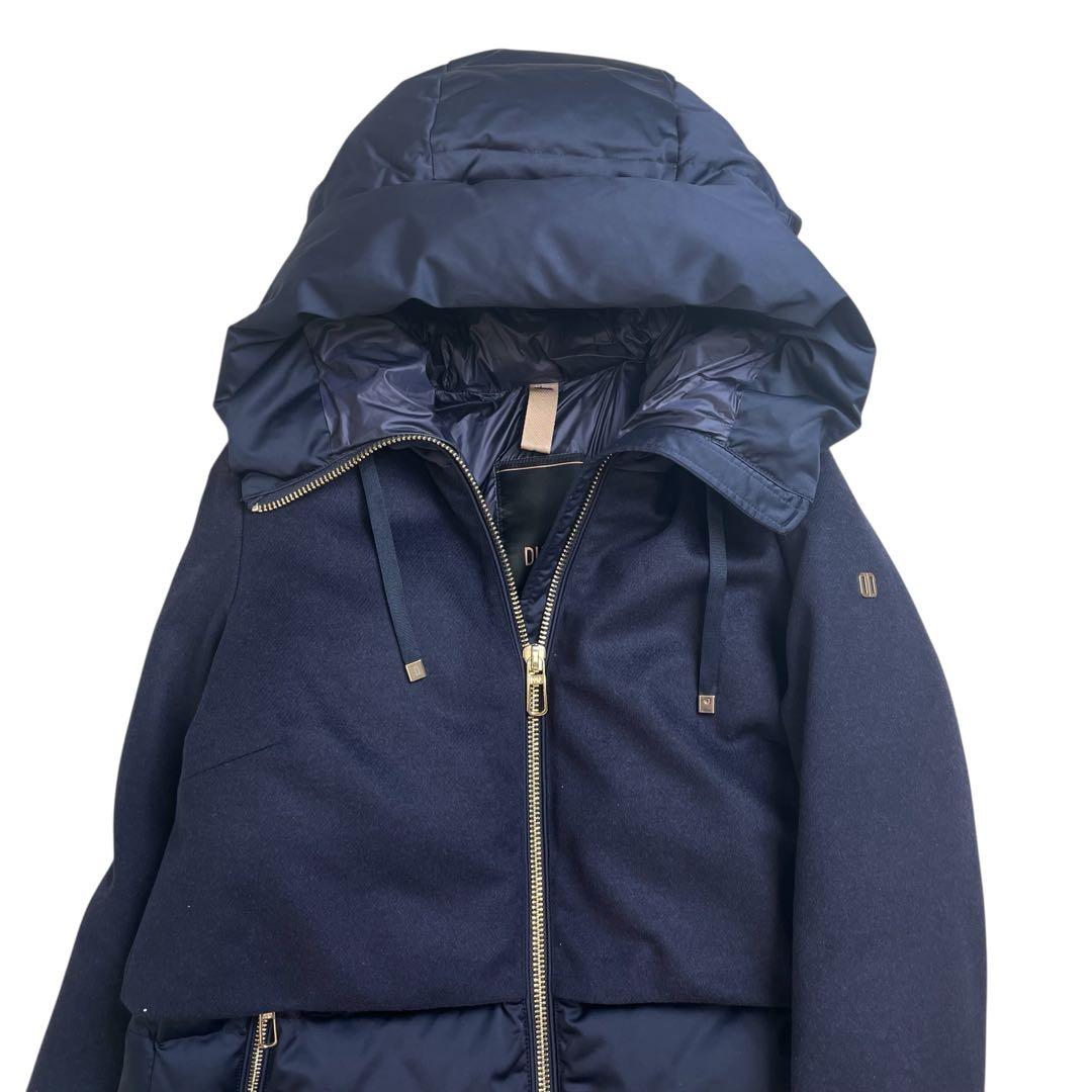 l**様 DUNO デュノ JULIA ジュリア ダウンジャケット ネイビー ウ