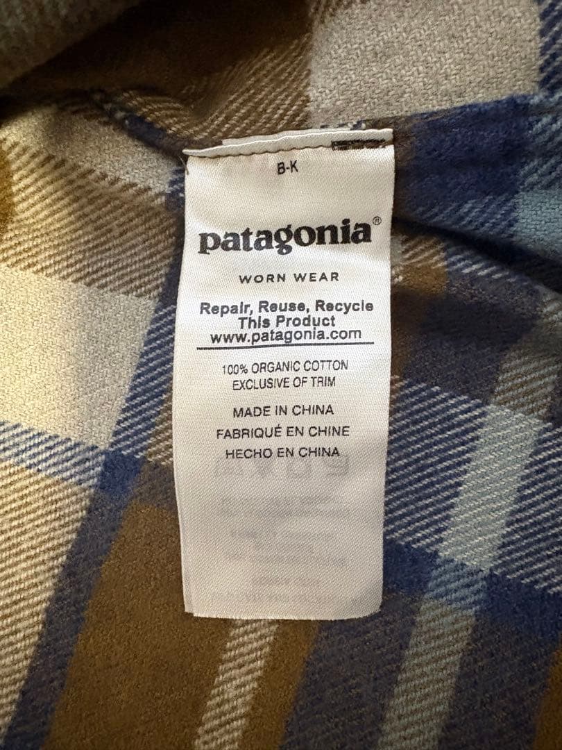 Patagonia パタゴニア フィヨルドヘビーフランネルシャツ XS