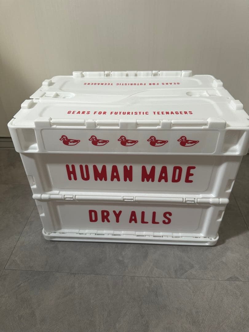小物 HUMAN MADE CONTAINER 20L WHITE RED