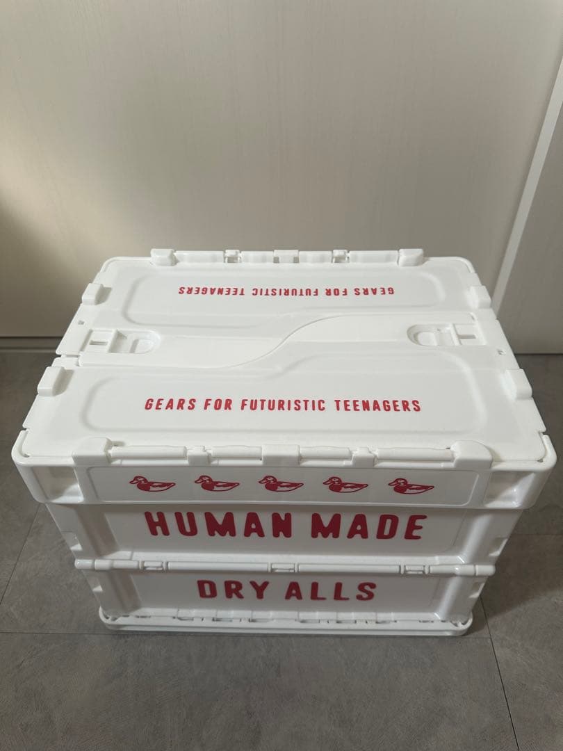 小物 HUMAN MADE CONTAINER 20L WHITE RED