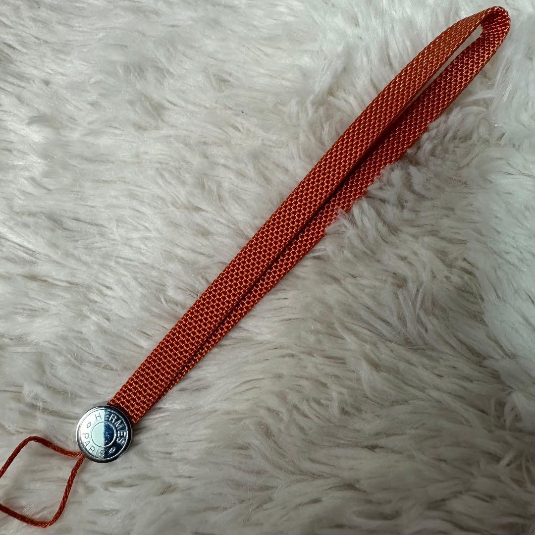 HERMES オレンジ セリエ ストラップ PM