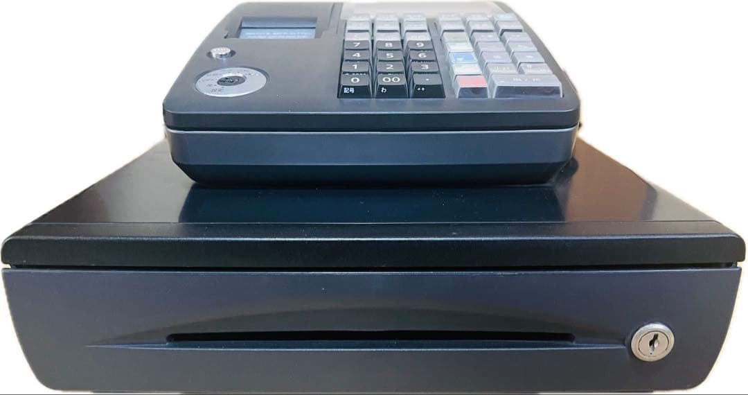 CASIO カシオ 電子レジスター NL-300 動作確認済 鍵付き