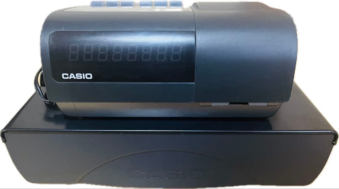 CASIO カシオ 電子レジスター NL-300 動作確認済 鍵付き