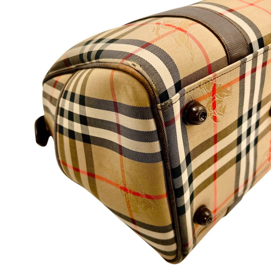 BURBERRY ノバチェック ユニセックス ボストンバッグ 9015