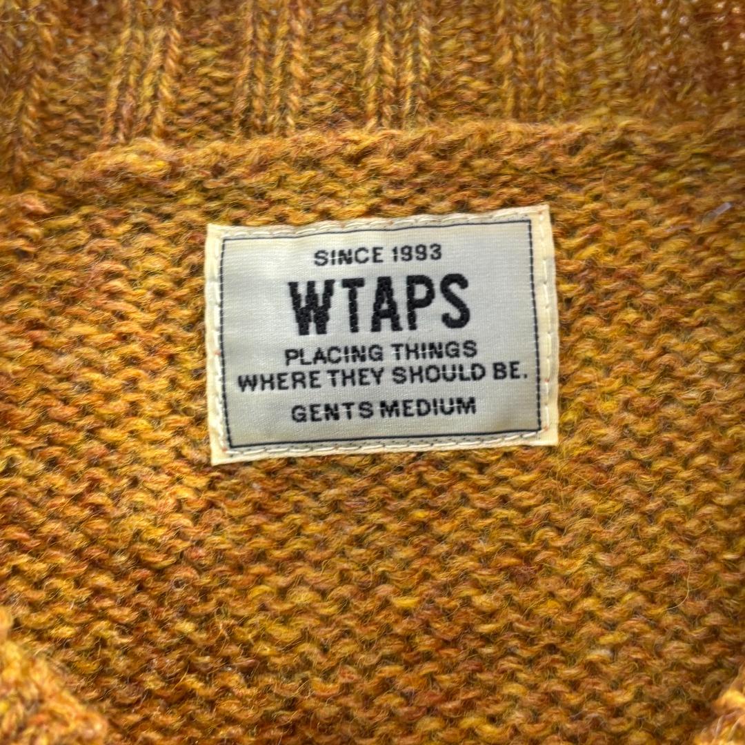 美品 ダブルタップス 14AW クルーネックニット セーター ウール サイズM