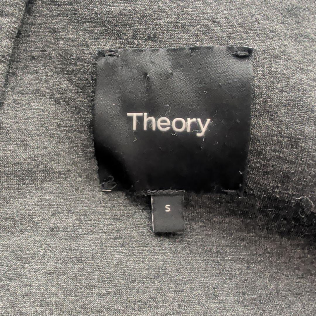 現行 Theory Dawson Faux ダッフルコート ミドル丈 グレー S