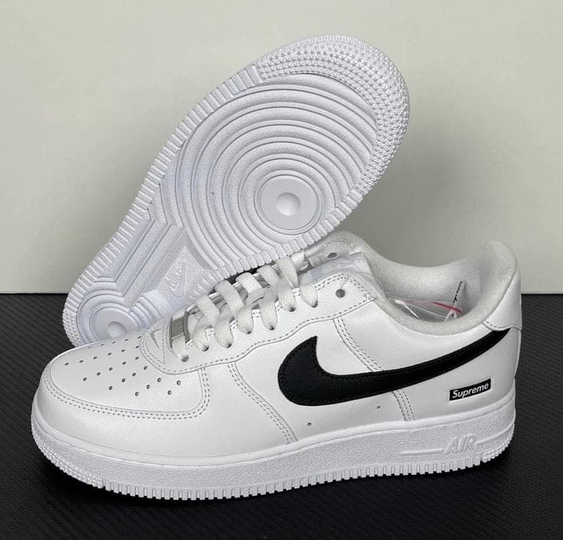 靴 Supreme Nike Air Force 1 White 27cm