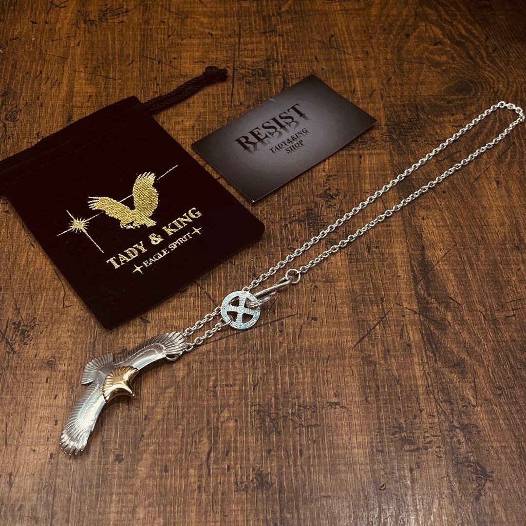 TADY&KING ネックレス カスタム 頭金 中イーグル ゴローズ魂を継承
