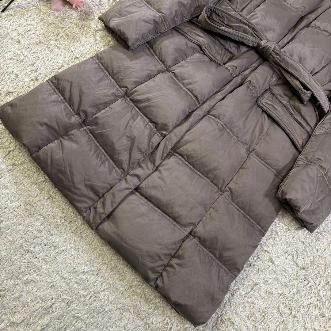 23区　大きいサイズ　ベルト　ハイネック　ダウンコート　ジャンパー　46