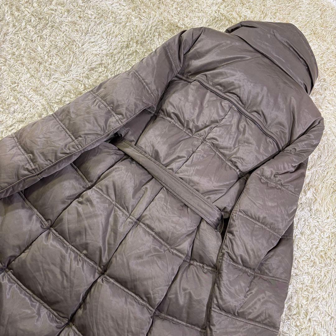 23区　大きいサイズ　ベルト　ハイネック　ダウンコート　ジャンパー　46