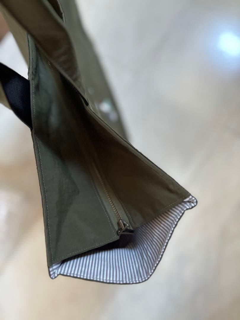 オンガクン様　ファスナー付きトートバッグ　コウテイペンギン