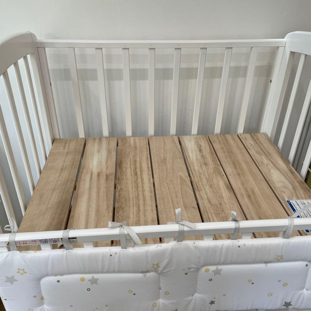 カトージ　ミニベビーベッド　ハイポジション(アーチ)