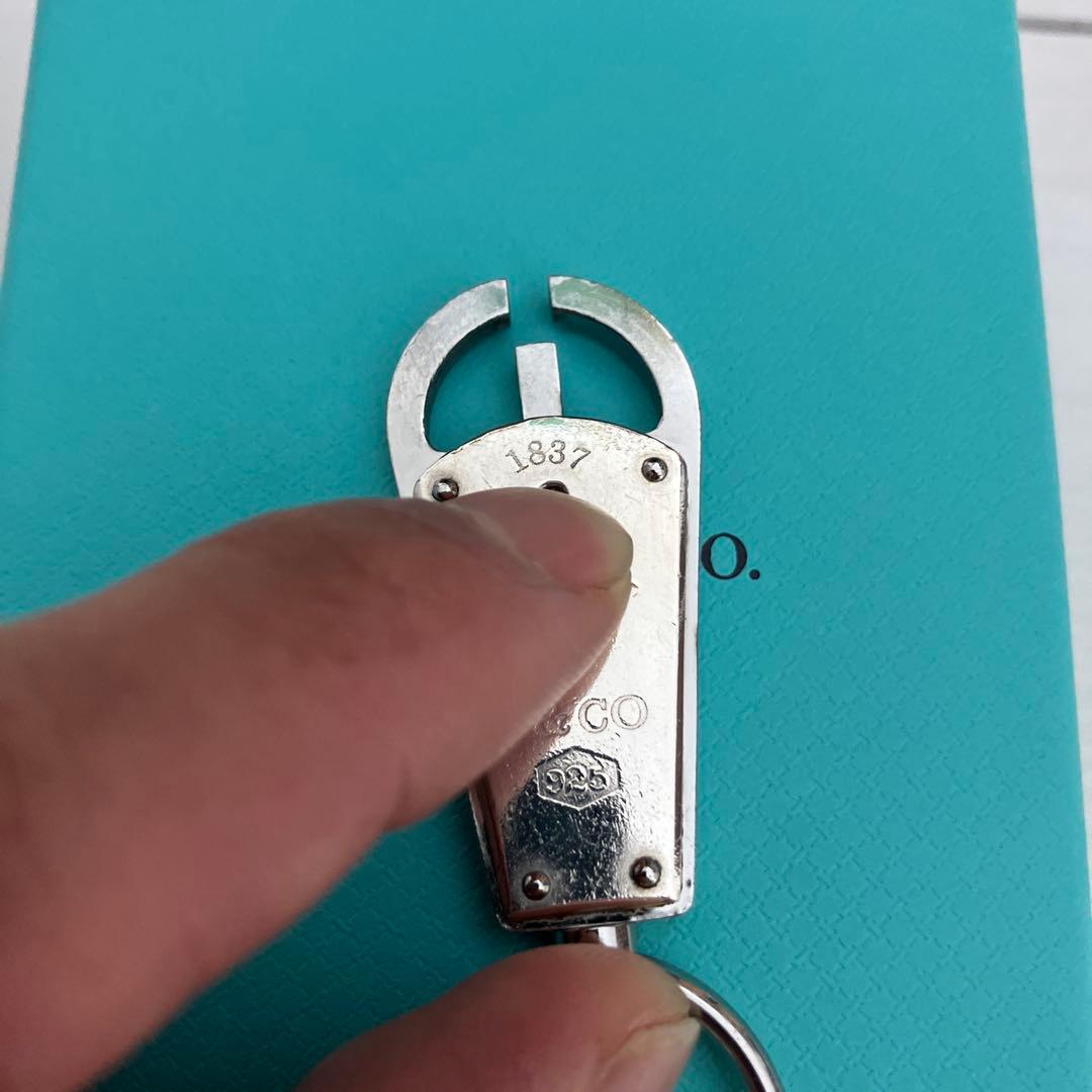 研磨済みTIFFANY & Co. ティファニー バレットキーリング SV925