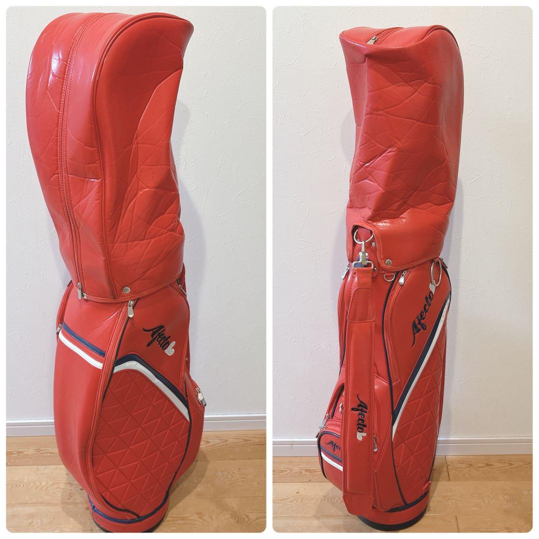 レディース 9本 ！入門ゴルフクラブセット ピンク赤系 ViQ LINKS