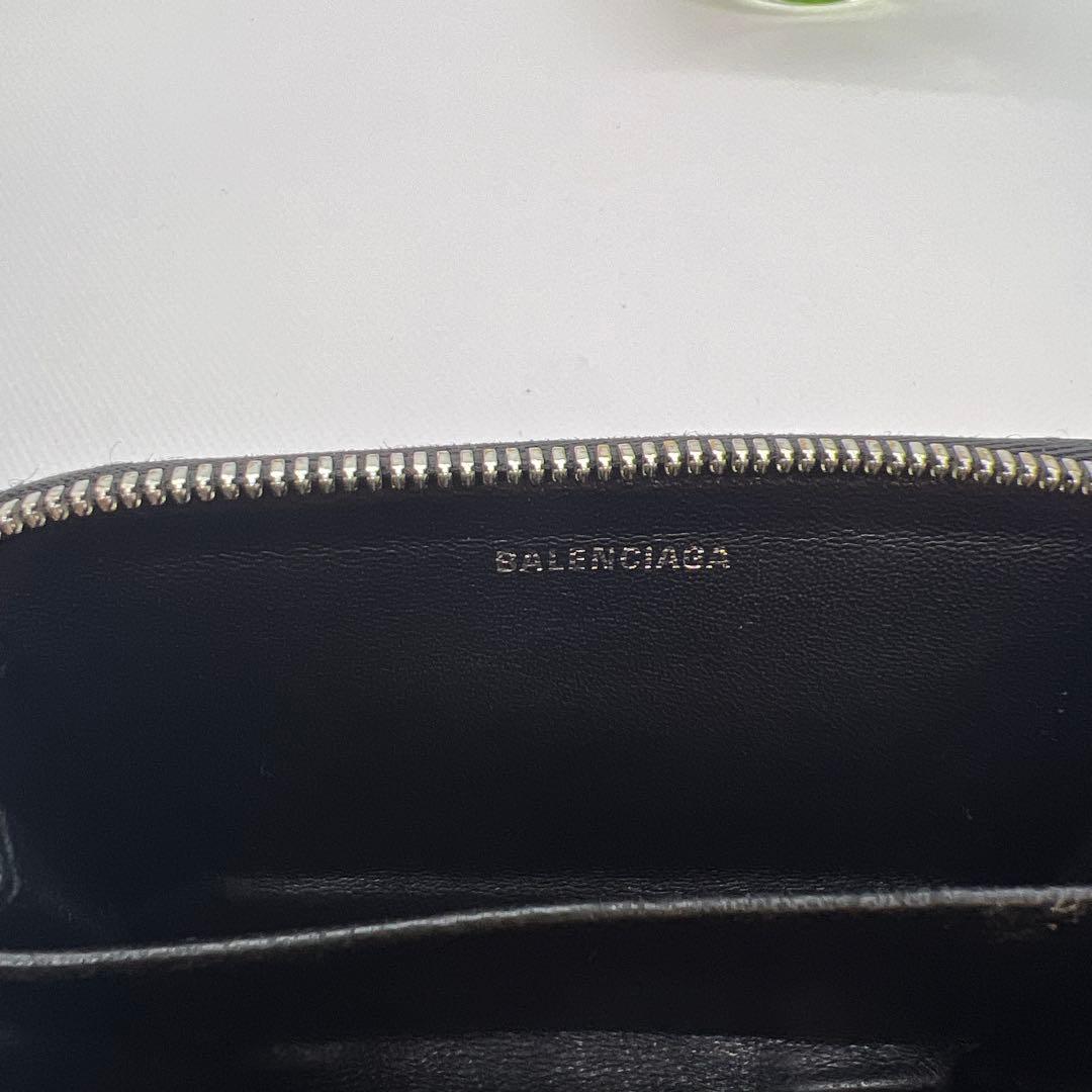 ★BALENCIAGA ブラックレザー 、カードケース