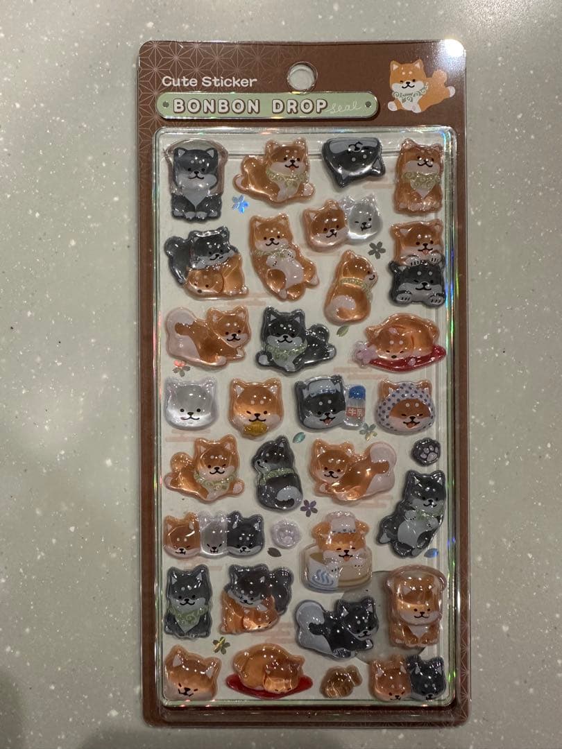 【正規品】ボンボンドロップシール　和柄　新作　9枚セット