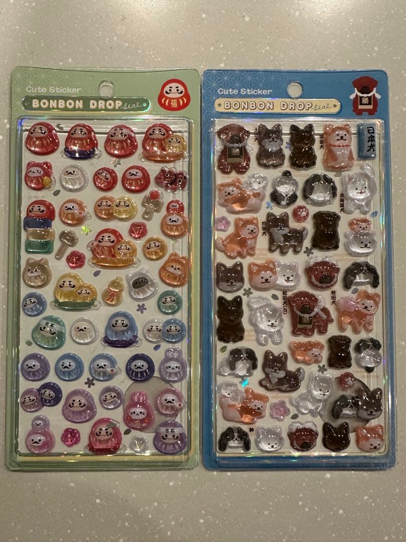 【正規品】ボンボンドロップシール　和柄　新作　9枚セット