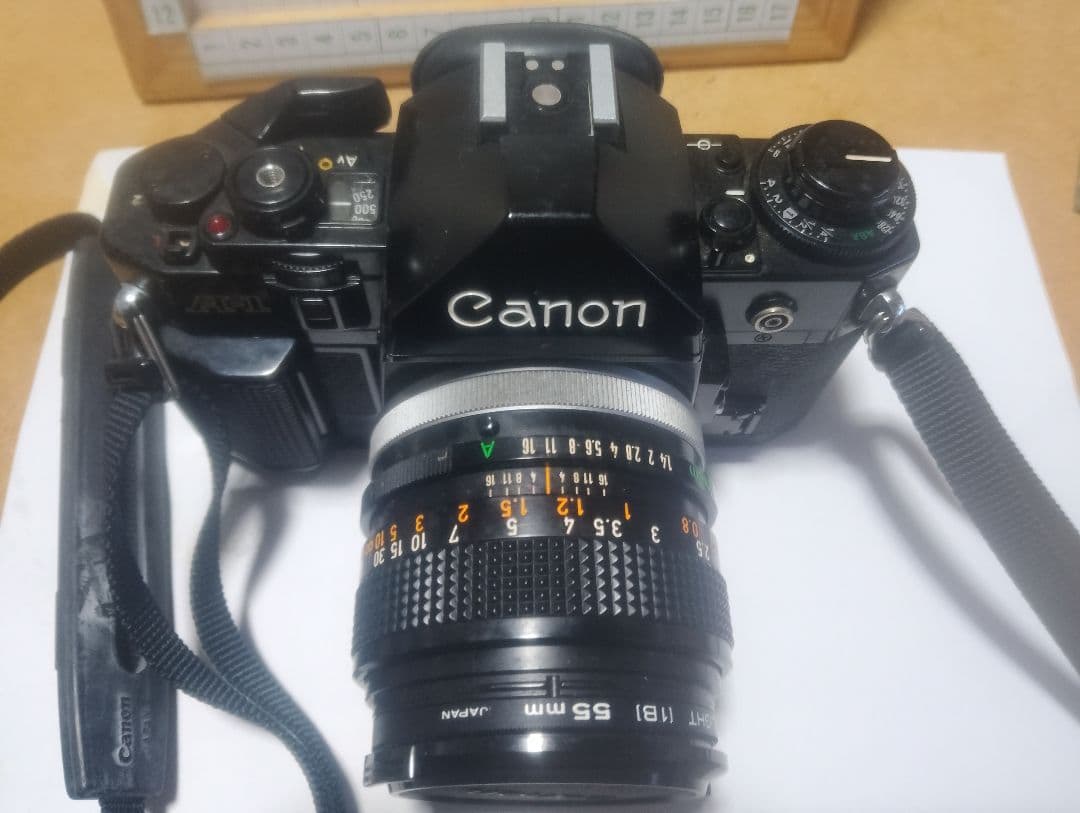 Canon A-1 一眼レフカメラ 55mmレンズ付き