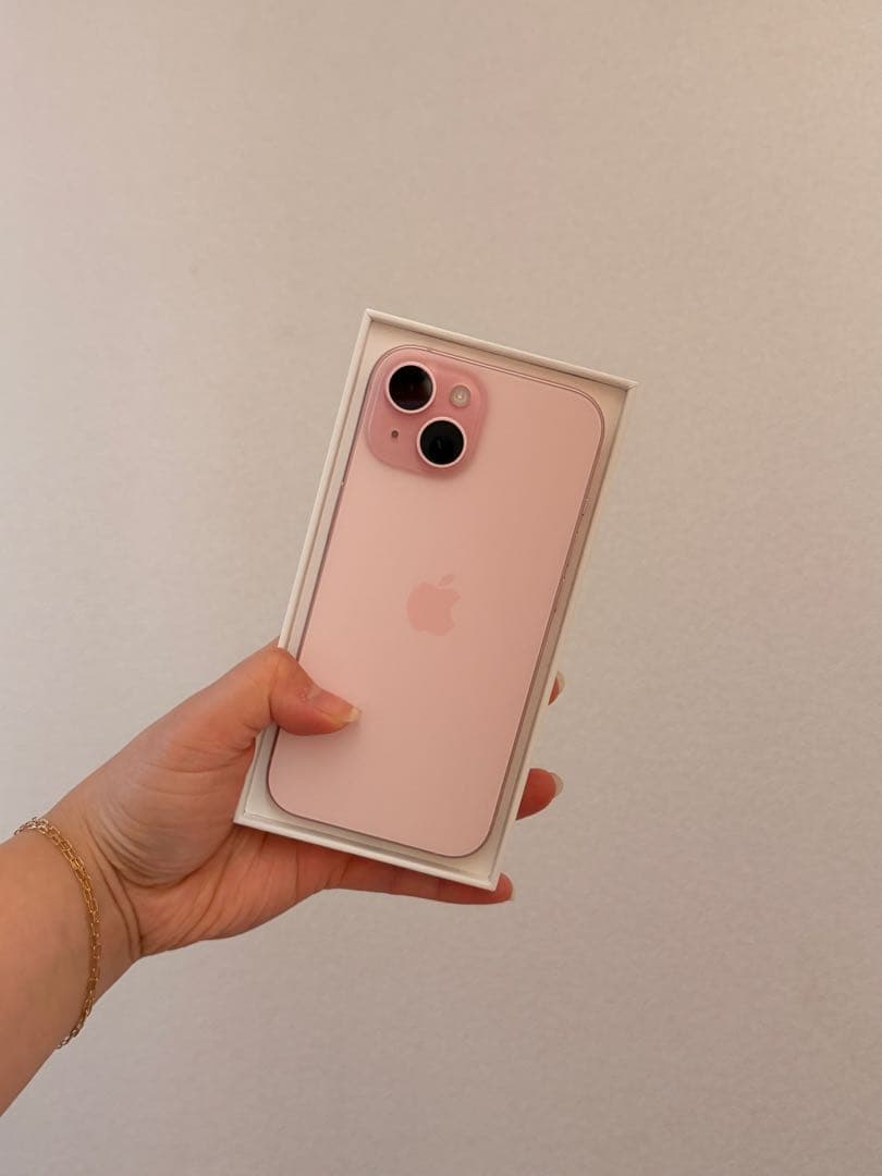 Apple iPhone 15ピンク 本体 128GB(箱付き)