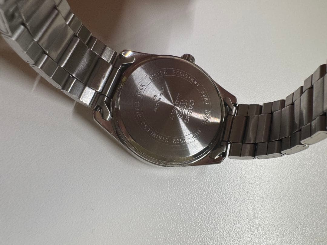 【美品・余りコマ有】カシオ MTP-1302D-2A2JF ティファニーブルー