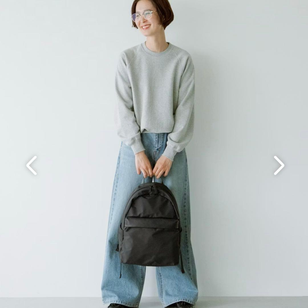 良好　完売品　クラシ&トリップ　黒 シンプル バック　リュック　レザー　ナイロン