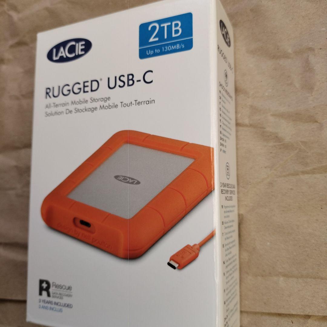 LaCie ラシー ポータブルHDD ハードディスク 2TB