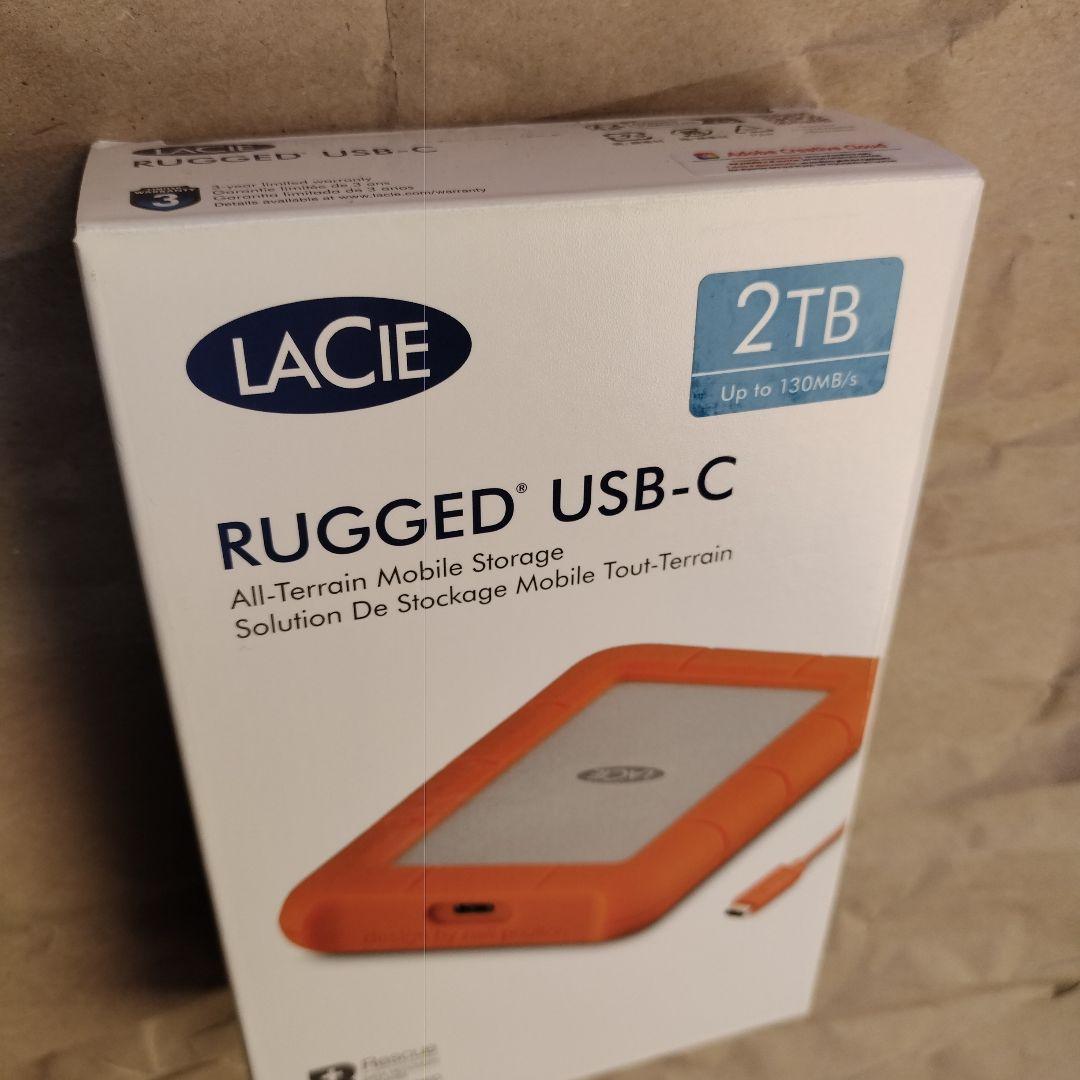 LaCie ラシー ポータブルHDD ハードディスク 2TB