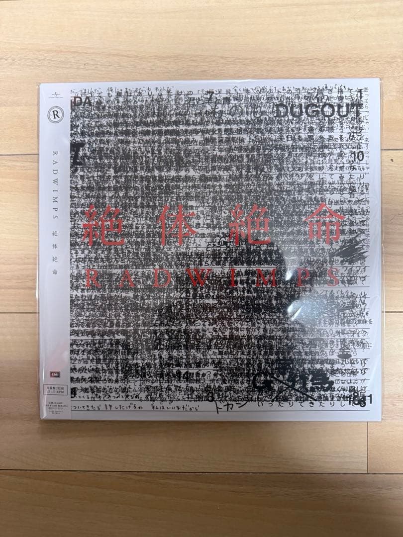 RADWIMPS レコード LP 2枚セット 絶体絶命 ‪✕‬と〇と罪と