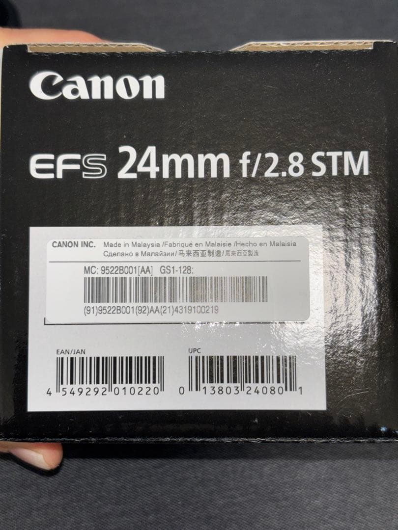 Canon EF-S 24mm F2.8 STM 単焦点レンズ EF-Sマウント