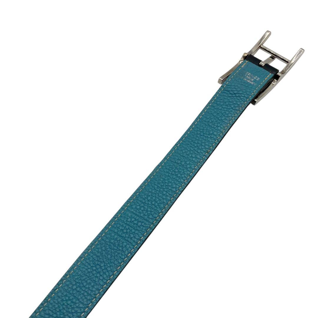 ⭐️良品⭐️ エルメス アピ ベルト 95 ブラック ブルージーン