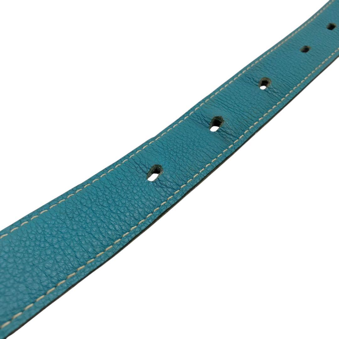 ⭐️良品⭐️ エルメス アピ ベルト 95 ブラック ブルージーン