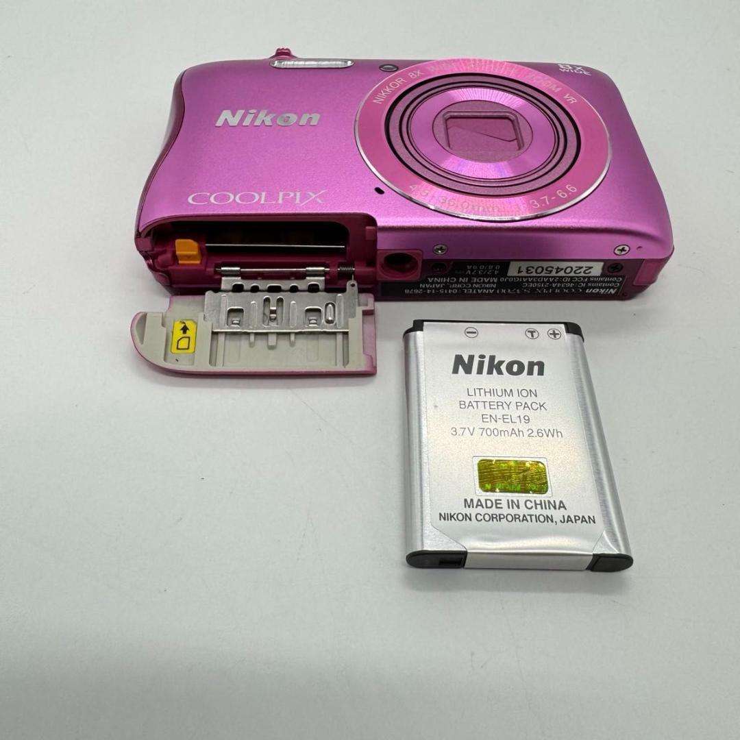 Nikon COOLPIX S3700 ピンク コンパクトデジタルカメラ
