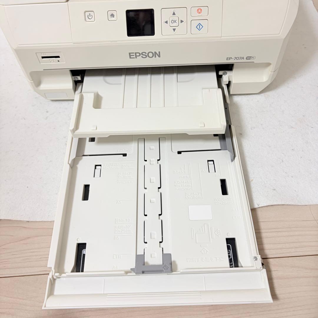 EPSON プリンター EP-707A Wi-Fi ジャンク 付属品有
