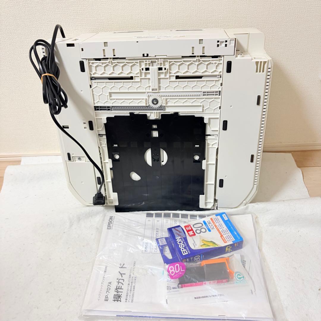 EPSON プリンター EP-707A Wi-Fi ジャンク 付属品有
