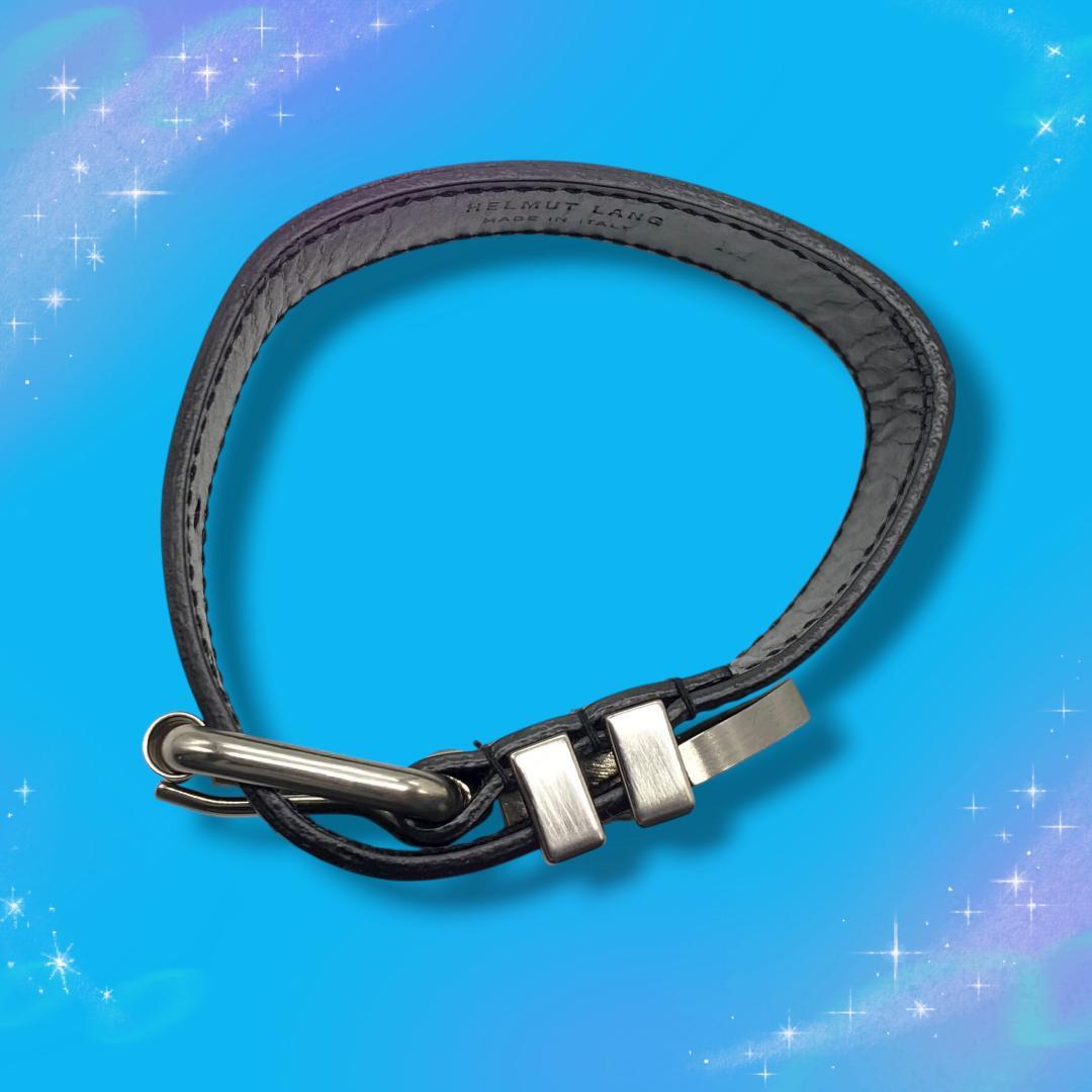 《美品》 ヘルムートラング ブレスレット レザー Mサイズ