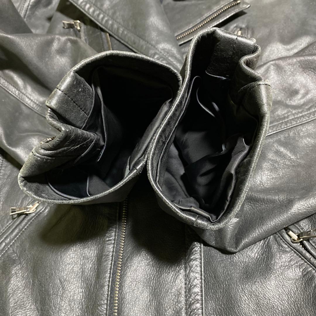 Paul Smith 牛革　ライダースＬ