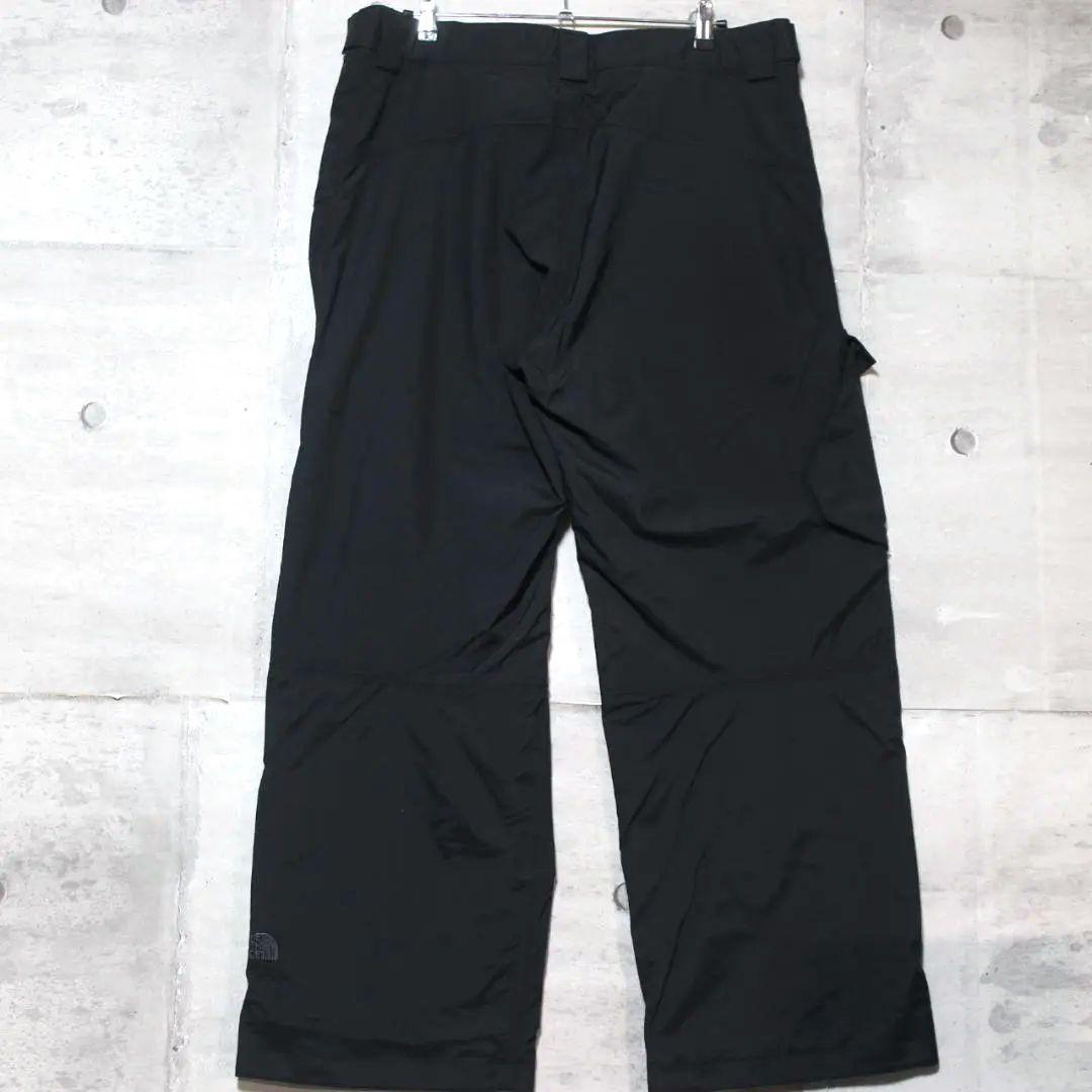 【極美品 高撥水】高耐久厚地 HYVENT【L】ノースフェイス スノーパンツ 黒