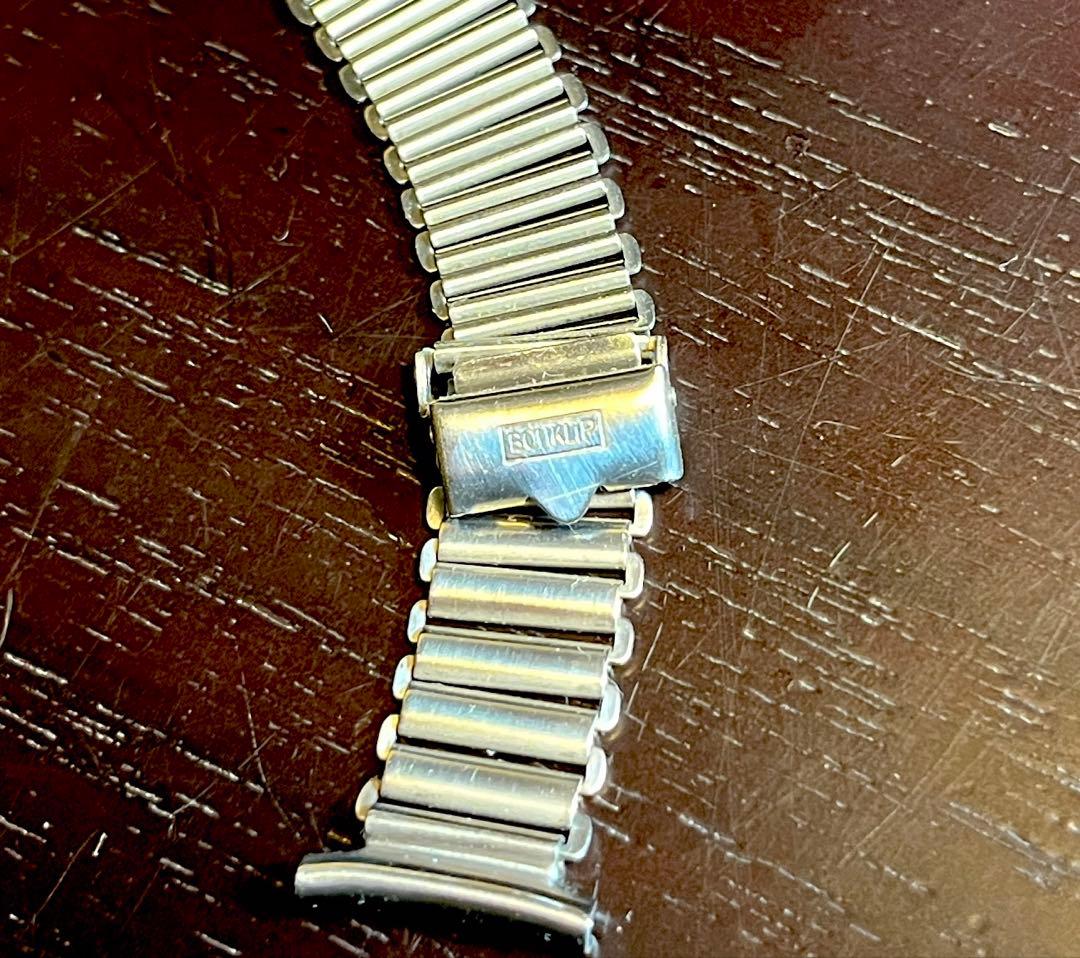 バンブーブレスボンクリップ初期型本物　細バンブー　ミリタリー　時計ブレス