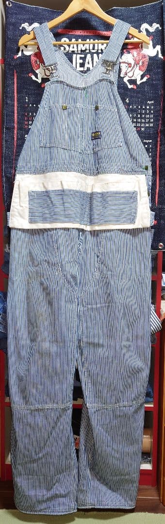 ビンテージ 60s 70s オシュコシュ オーバーオール ヒッコリー ダブルニー