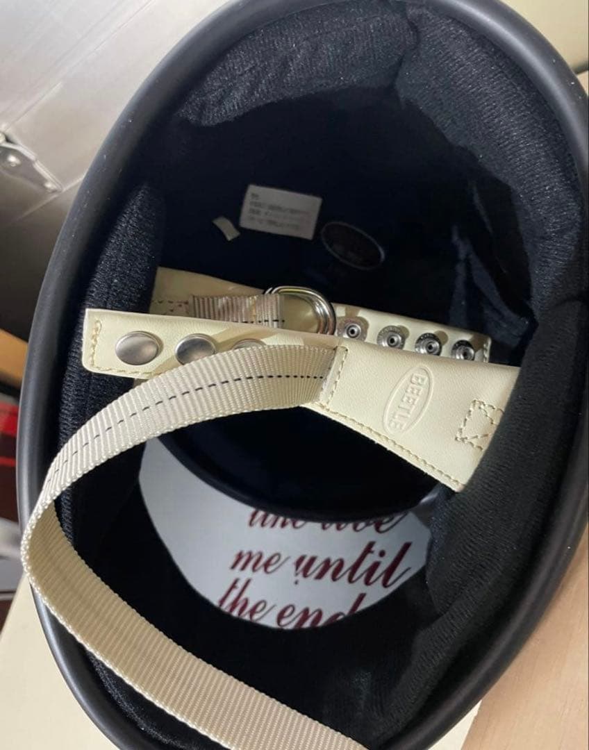 オーシャンビートルSTR 別注マットアイボリー Wストラップ白 Mサイズ