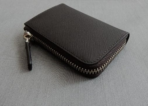 agnes b.カードミニ財布　L字ファスナーウォレット