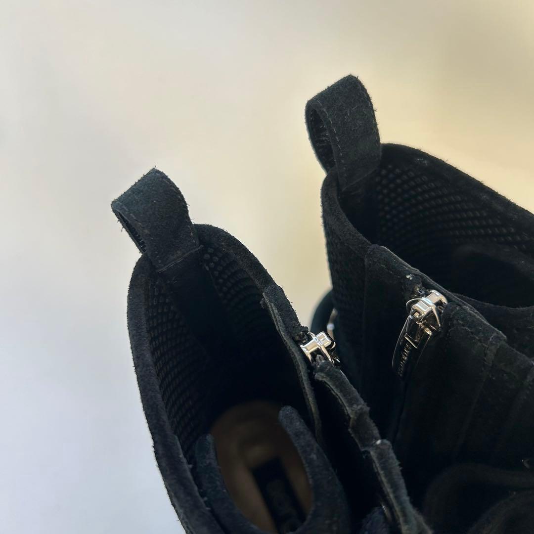 極美品✨セルジオロッシ バイカープリンス レースアップブーツ 黒 36 1/2