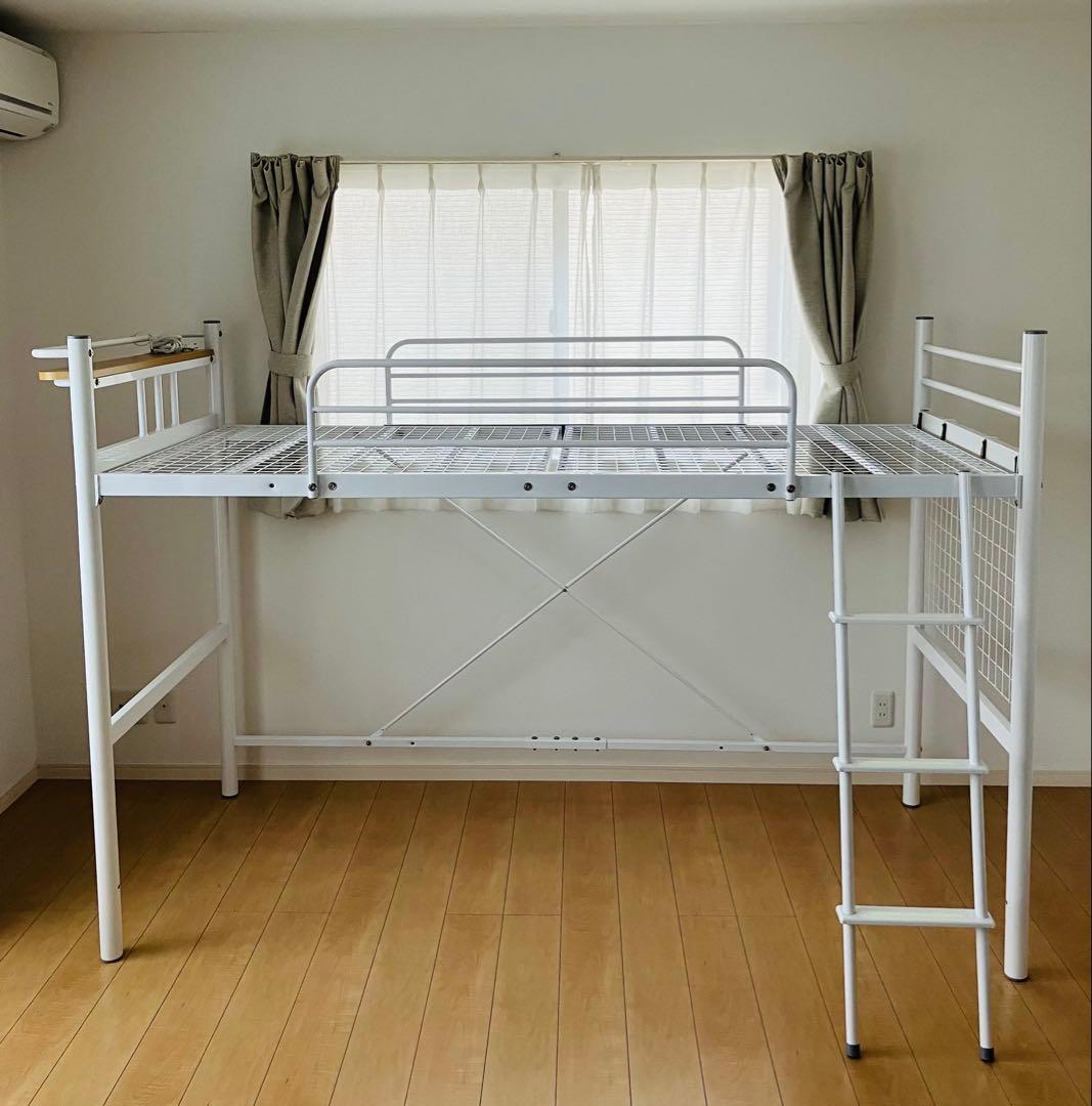 ハイベッド　ロフトベッド　コンセント付き