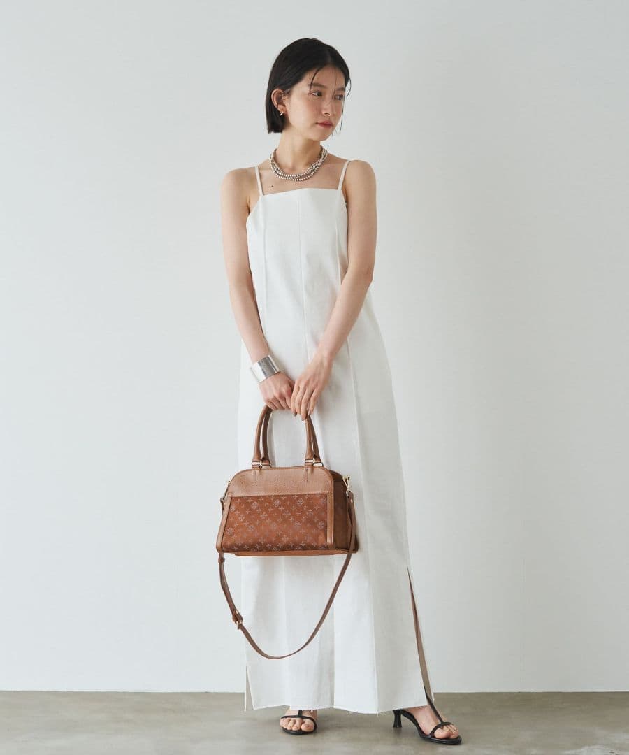 【最終値下げ】Morandi 2Wayナイロンジャガードボストンバッグ M