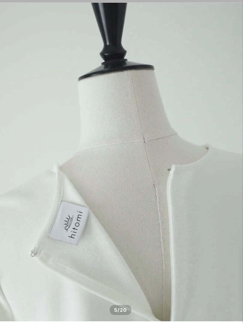 【新品未使用】hitomi URAKIMOU tiered tops ホワイト